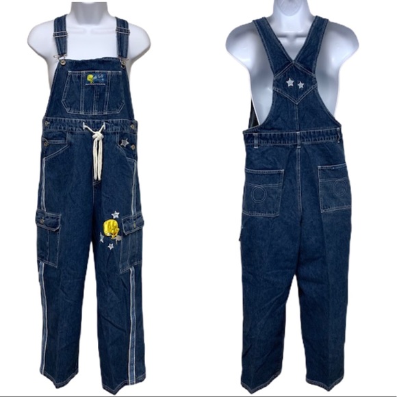 tweety bird overalls